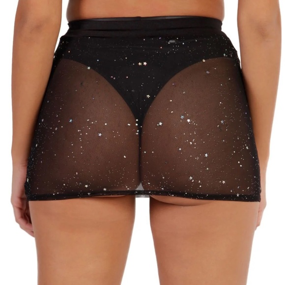 iHeartRaves Holo Star Mini Skirt, size Small - Picture 4 of 7